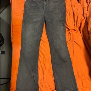 Madewell Black Flare Jeans